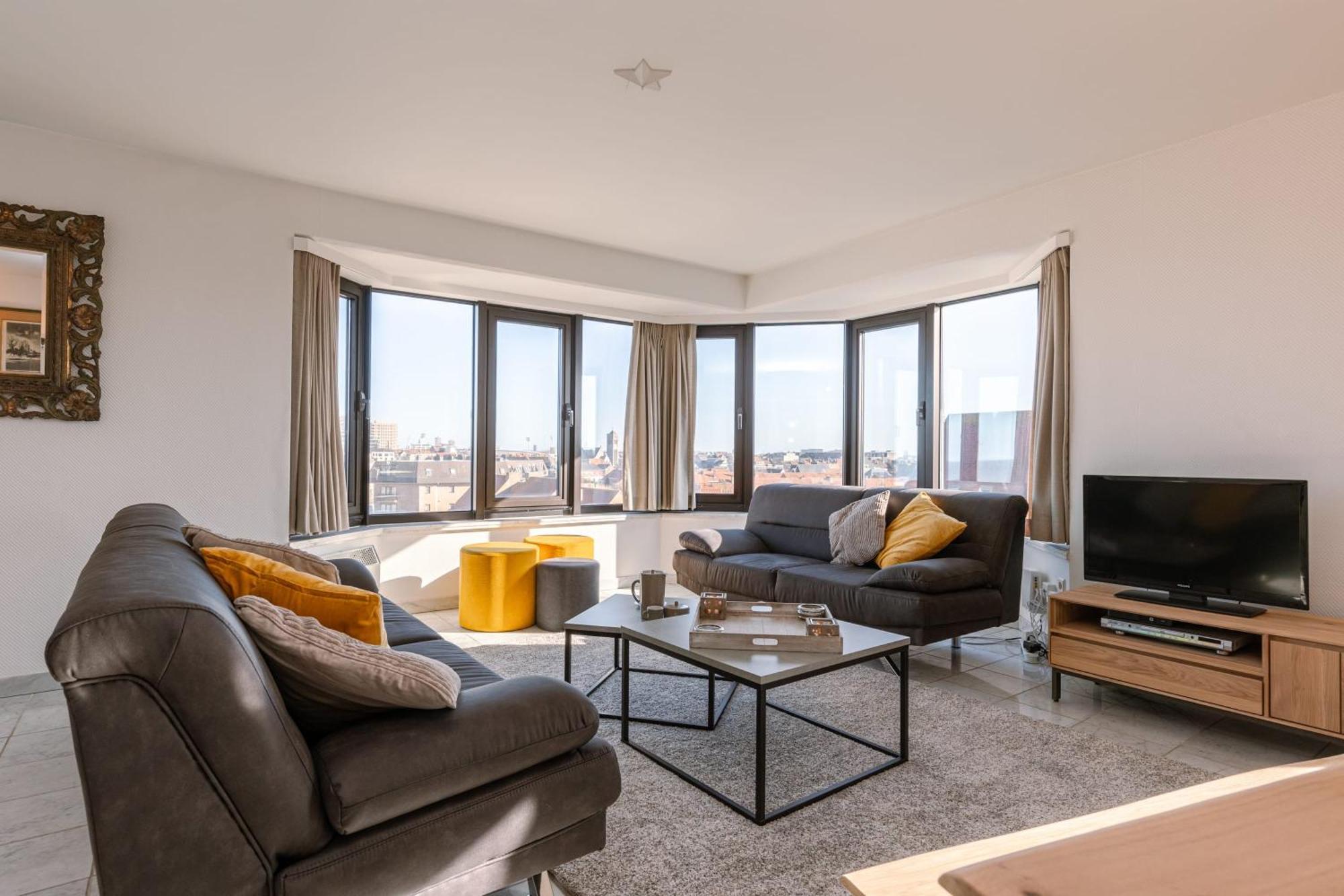 Huswell - Spacious & Modern Sea View Apartment With Garage 奥斯滕德 外观 照片