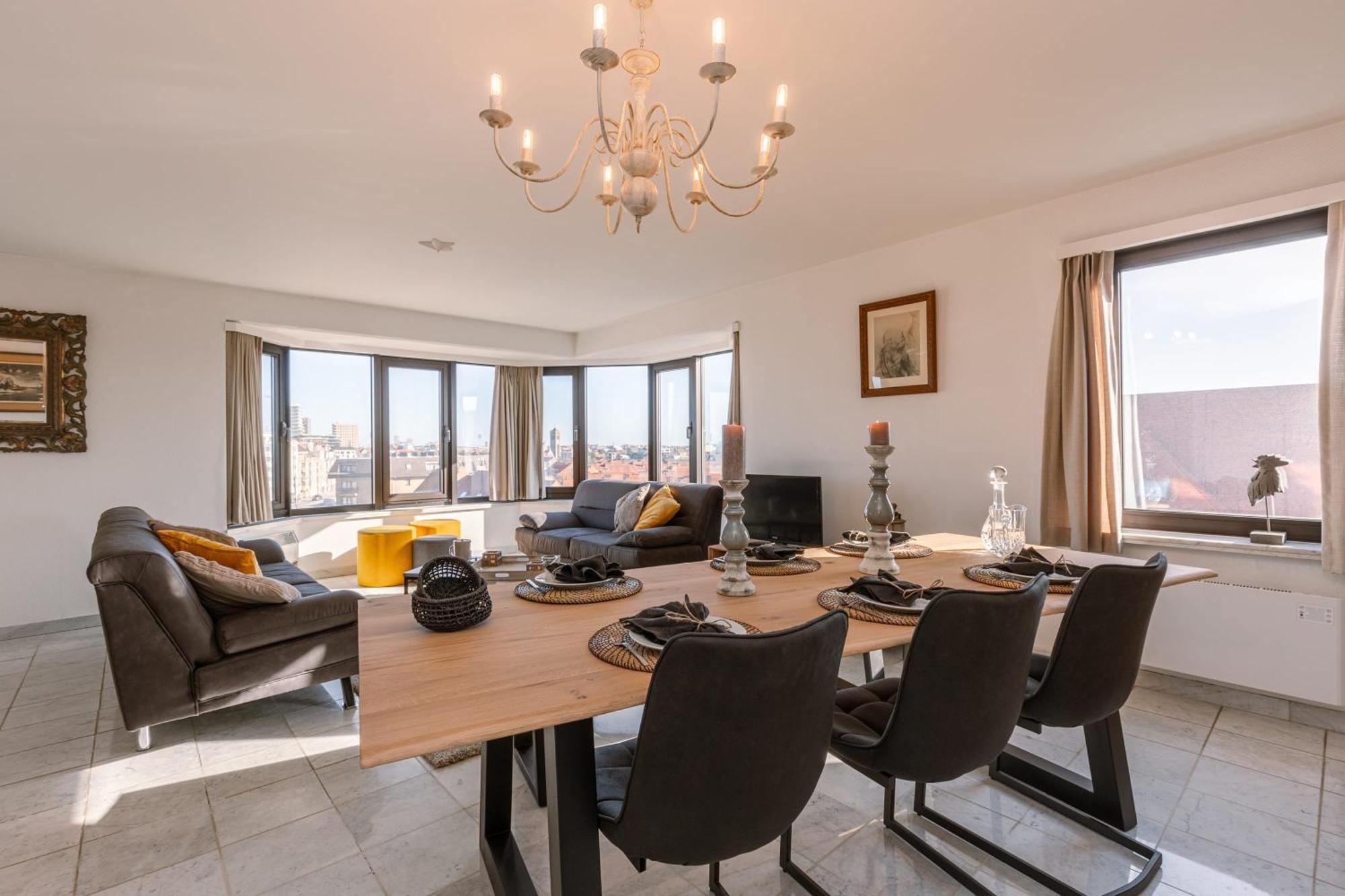Huswell - Spacious & Modern Sea View Apartment With Garage 奥斯滕德 外观 照片
